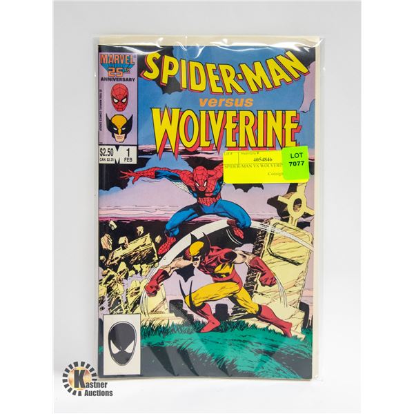 SPIDER-MAN VS WOLVERINE NO 1