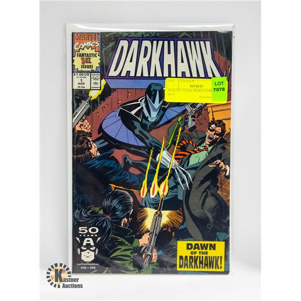 MARVEL DARK HAWK COMIC NO 1 KEY