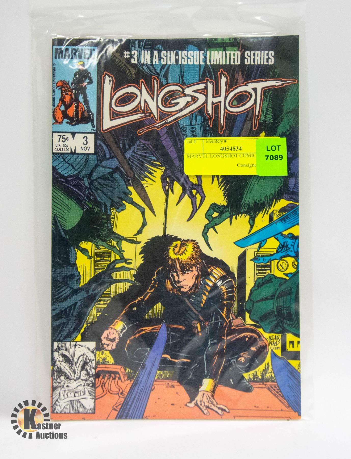 MARVEL LONGSHOT COMIC NO 3