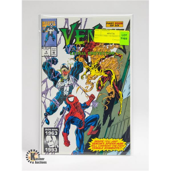 VENOM COMIC 4 W MANY 1ST APP KEY