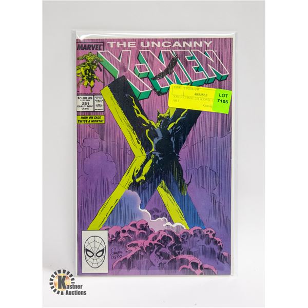 XMEN COMIC 251 ICONIC COVER ART