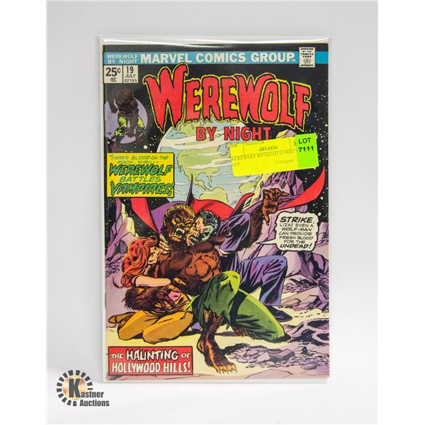 WEREWOLF BY NIGHT COMIC NO 19 KEY