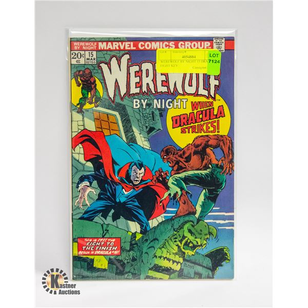 WEREWOLF BY NIGHT 15 DRACULA FIGHT KEY