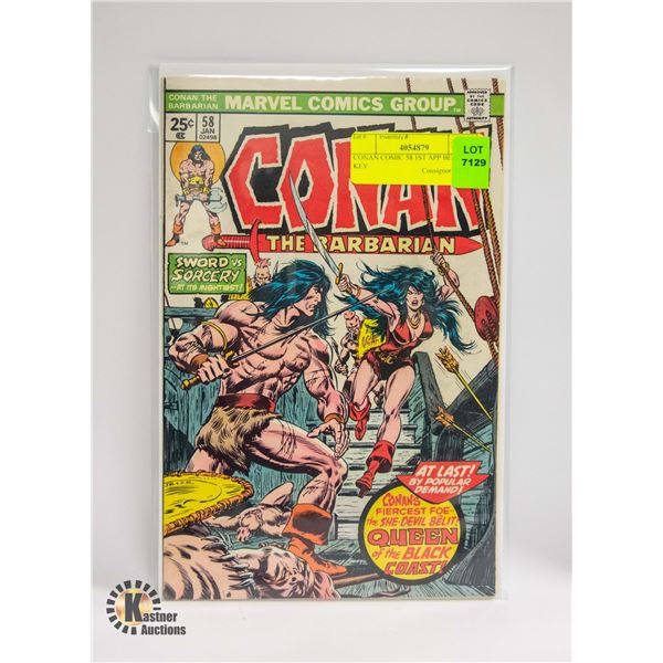 CONAN COMIC 58 1ST APP BELIT KEY