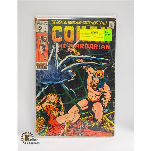15C CONAN COMIC 4 TOWER ELEPHANT KEY ISSUE