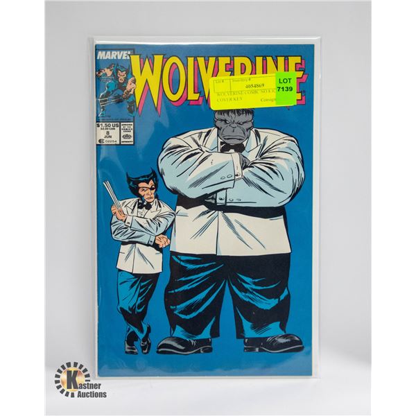 WOLVERINE COMIC NO 8 ICONIC COVER KEY