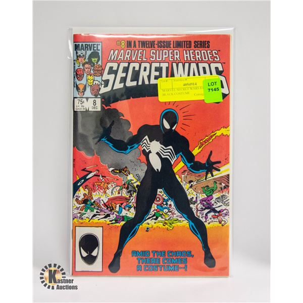 MARVEL SECRET WARS 8 ORIGIN BLACK COSTUME