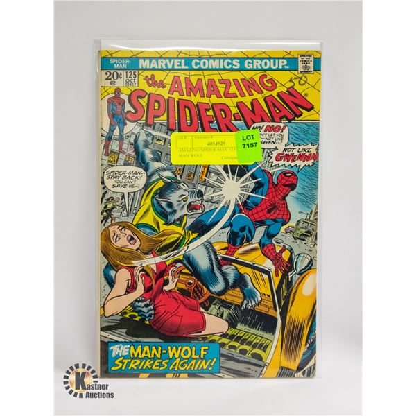 AMAZING SPIDER-MAN 125 ORIGIN MAN WOLF