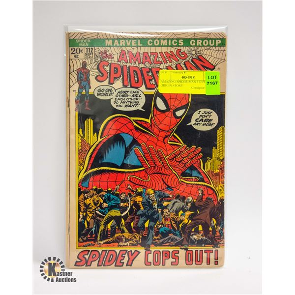 AMAZING SPIDER-MAN 112 PETER ORIGIN STORY