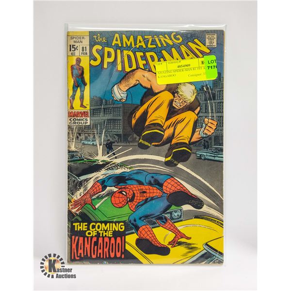 AMAZING SPIDER-MAN 81 1ST APP KANGAROO