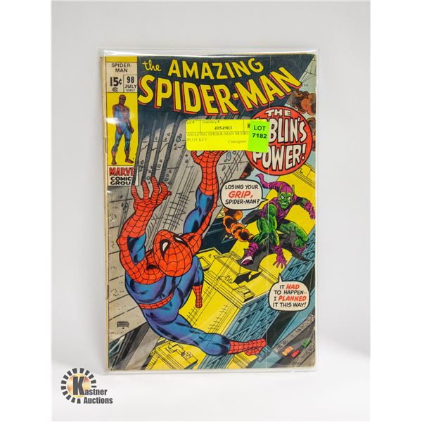 AMAZING SPIDER-MAN 98 DRUG PLOT KEY