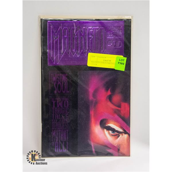 MAGNETO ISSUE 0 METALLIC FOIL COVER