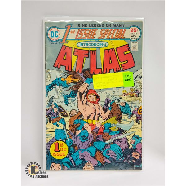 DC ATLAS FIRST ISSUE ORIGIN COMIC NO 1