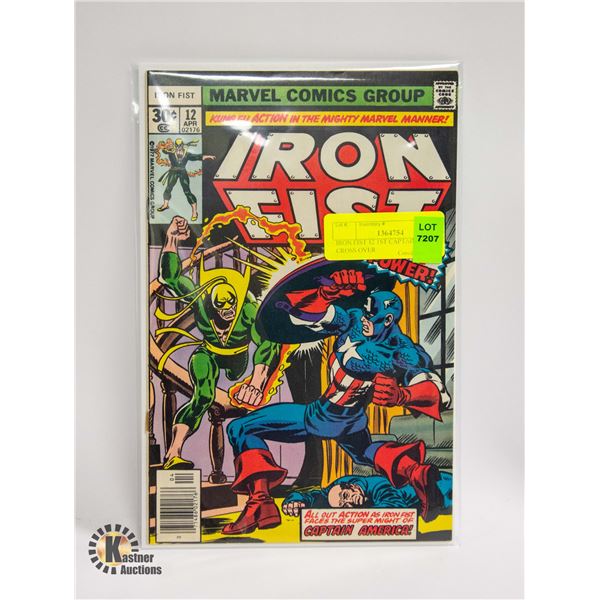 IRON FIST 12 1ST CAPTAIN AMERICA CROSS OVER