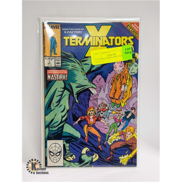 X TERMINATORS 1 FIRST ISSUE & TEAM UP