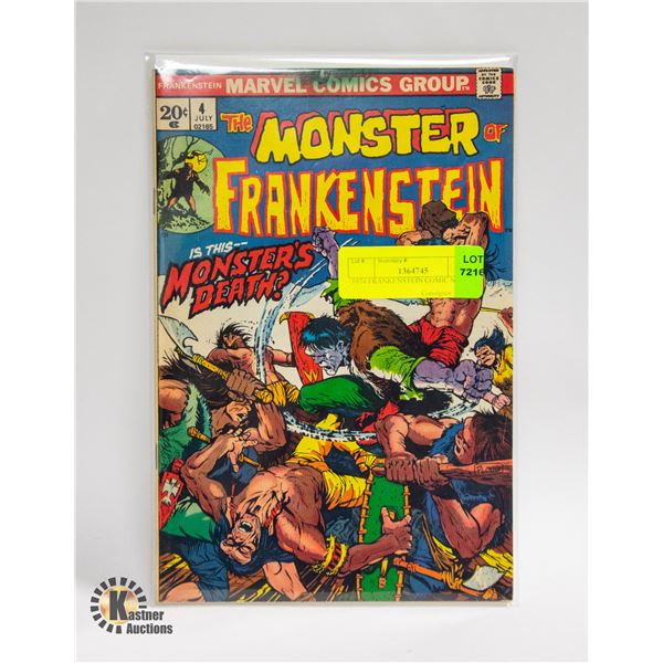 1974 FRANKENSTEIN COMIC NO 4