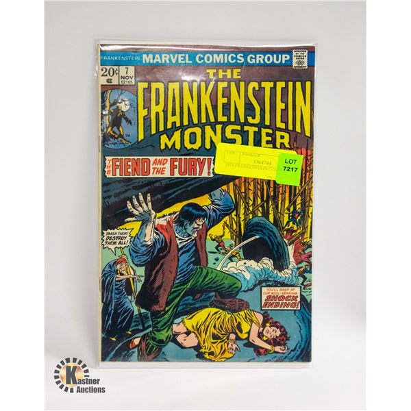 1974 FRANKENSTEIN COMIC NO 7
