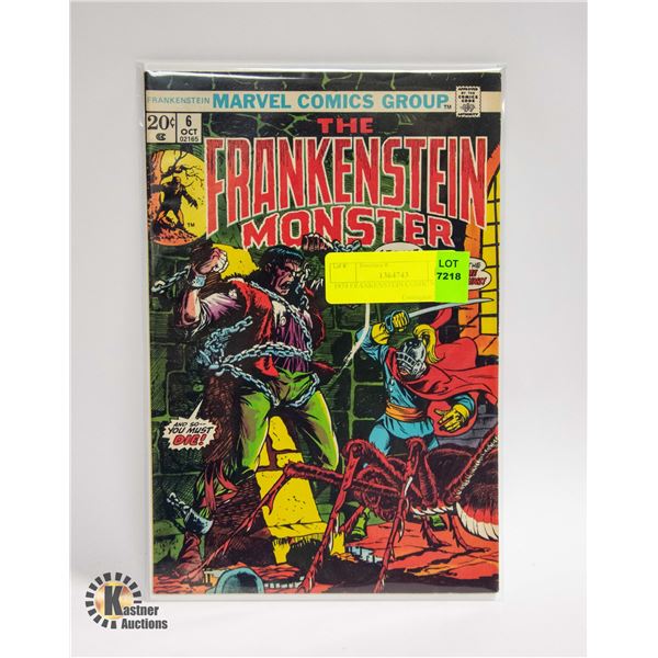 1974 FRANKENSTEIN COMIC NO 6
