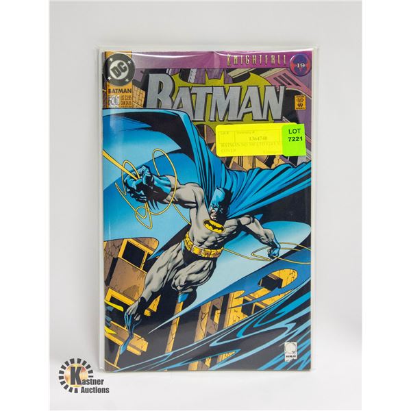 BATMAN NO 500 LTD EDIT VARIANT COVER