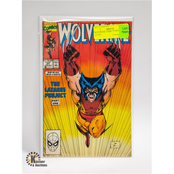 WOLVERINE COMIC 27 JIM LEE COVER