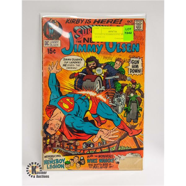 15 CENT SUPERMANS PAL JIMMY OLSEN 133