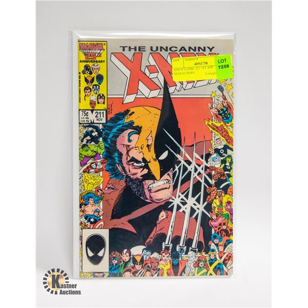 XMEN COMIC 211 1ST APP MARAUDERS