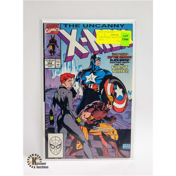 XMEN COMIC 268 1ST CPT AMERICA MEET