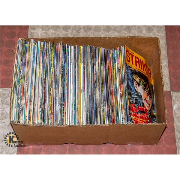 BOX FULL OF ASSTD VINTAGE SUPER HERO COMICS