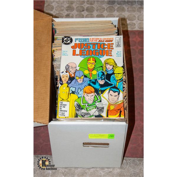 BOX FULL OF ASSTD VINTAGE SUPER HERO COMICS