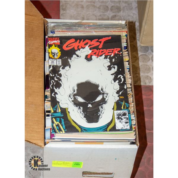 BOX FULL OF ASSTD VINTAGE SUPER HERO COMICS