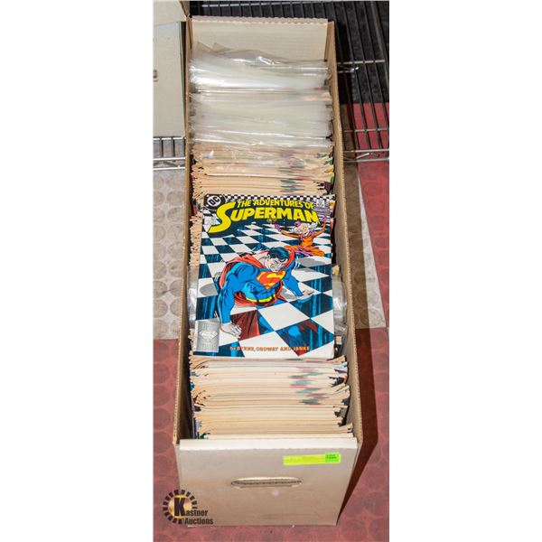 BOX FULL OF ASSTD VINTAGE SUPER HERO COMICS