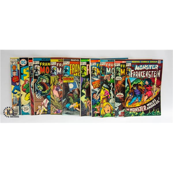 LOT OF VINTAGE FRANKENSTEIN COMICS