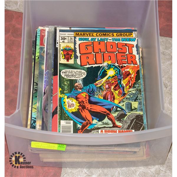 LARGE LOT ASSORTED VINTAGE SUPER HERO COMICS