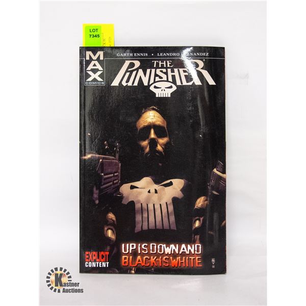 PUNISHER UP IS DOWN BLACK IS WHITE GRAPHIC NOVEL