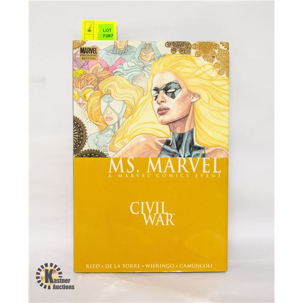 MS MARVEL CIVIL WAR HARDCOVER GRAPHIC NOVEL