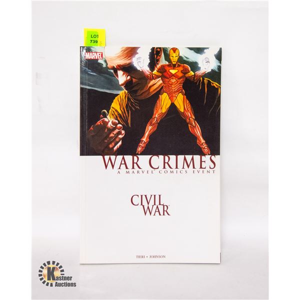 IRON MAN WAR CRIMES CIVIL WAR GRAPHIC NOVEL