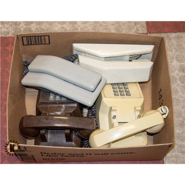 LOT OF 4 VINTAGE PHONES