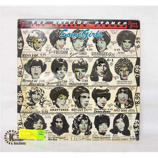 ROLLING STONES, SOME GIRLS VINYL RECORD