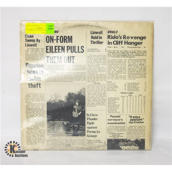 JETHRO TULL VINYL ALBUM