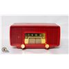 Image 1 : 1956 RED SYLVANIA RADIO - MODEL 518