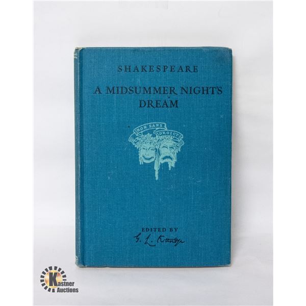 1939 A MIDSUMMER NIGHTS DREAM BOOK BY SHAKESPEAR