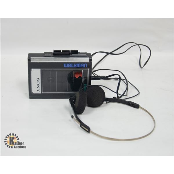 SONY WALKMAN WITH ORIGINAL HEADSET