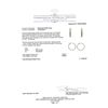 Image 5 : 6.41 ctw Diamond Hoop Earrings - 14KT White Gold