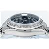 Image 7 : Rolex Ladies Stainless Steel Quickset Black Diamond Lugs Datejust Wristwatch Ser