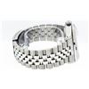 Image 8 : Rolex Mens Stainless Steel Blue Roman Diamond And Sapphire 36MM Datejust Wristwa