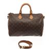 Louis Vuitton Brown Monogram Speedy 35 Bandouliere