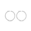 Image 3 : 4.63 ctw Diamond Hoop Earrings - 14KT White Gold
