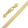 Image 5 : Italian 14k Gold 4.65mm 16" Polished Fancy Flat Herringbone Link Chain Necklace