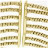 Image 7 : 18k Solid Gold 1.52in. Wide Cable Crossover Pave Diamond Cuff Flexible Bracelet