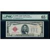Image 1 : 1928B $5 Legal Tender Note PMG 65EPQ